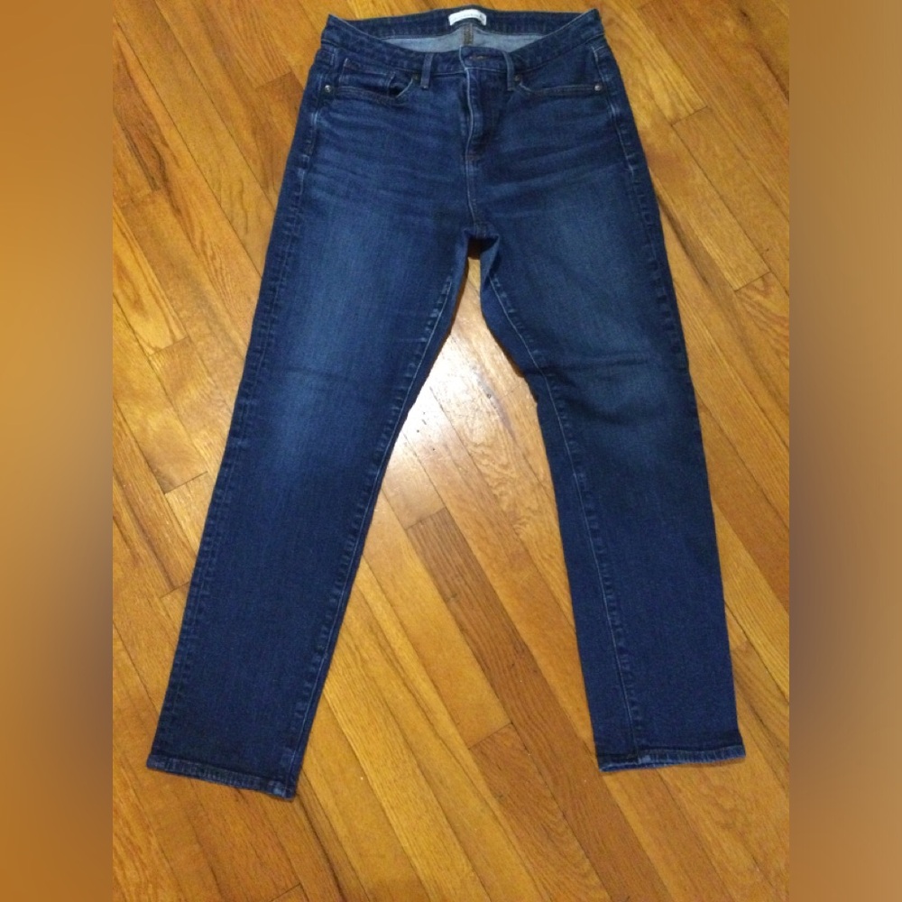 Loft, Curvy Super Soft Girlfriend Blue Denim Jeans. Gently Worn.